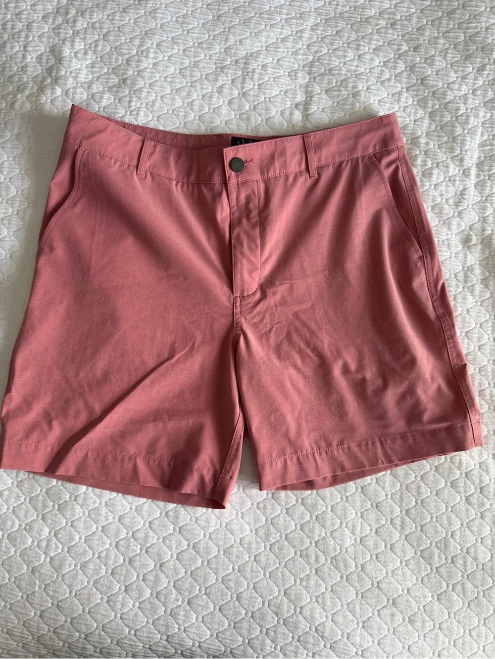 Faherty Men's Coral Rose Flat Front Shorts